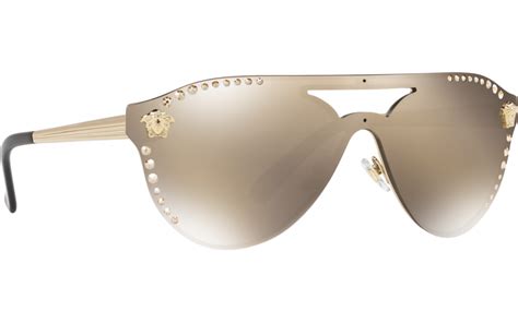 Versace™ VE2161B 12525A 42 Pale Gold Sunglasses